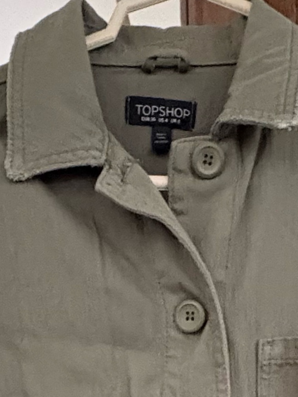 TOP SHOT green olive jacket
